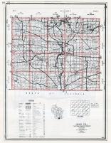 Rock County Map, Wisconsin State Atlas 1959